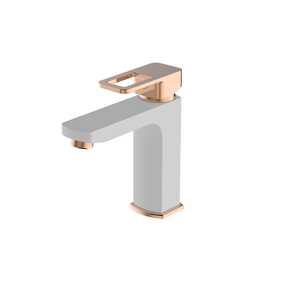 Lavabo Bataryası - Beyaz - Rose Gold