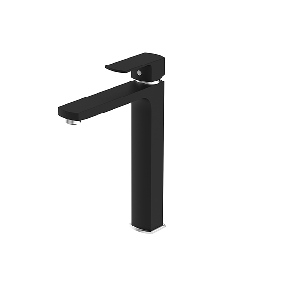 Tall Basin Mixer Texture Matt Black